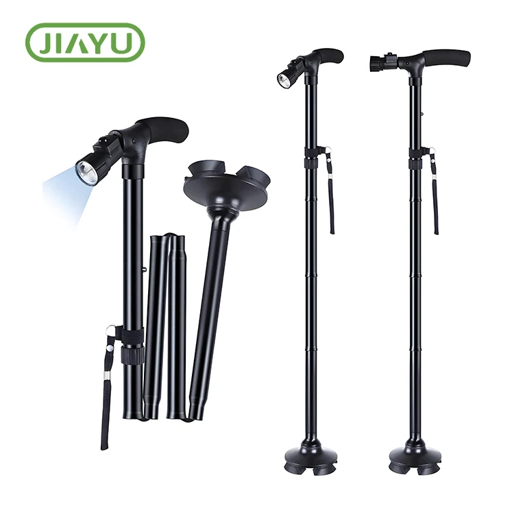 عصای پیاده روی آلومینیومی با نور LED